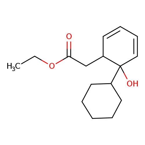 CCOC(=O)CC1C=CC=CC1(O)C1CCCCC1