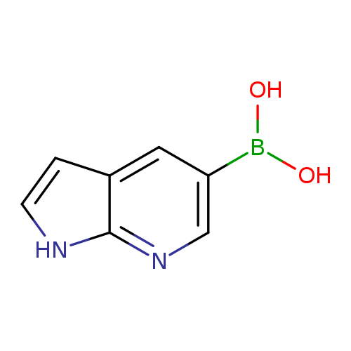 OB(c1cnc2c(c1)cc[nH]2)O