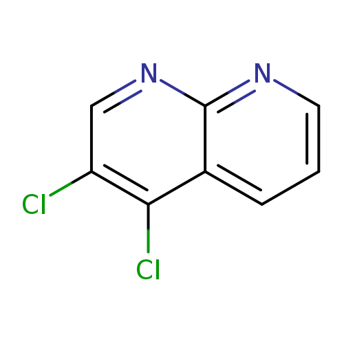 Clc1cnc2c(c1Cl)cccn2