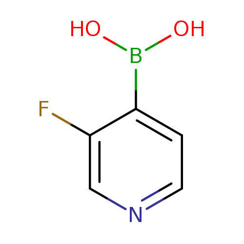 OB(c1ccncc1F)O