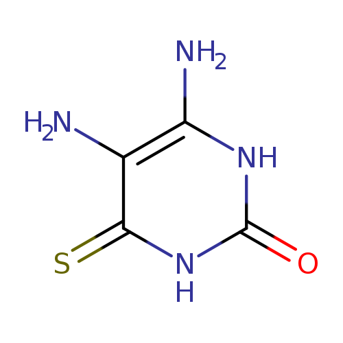 Nc1[nH]c(=O)[nH]c(=S)c1N