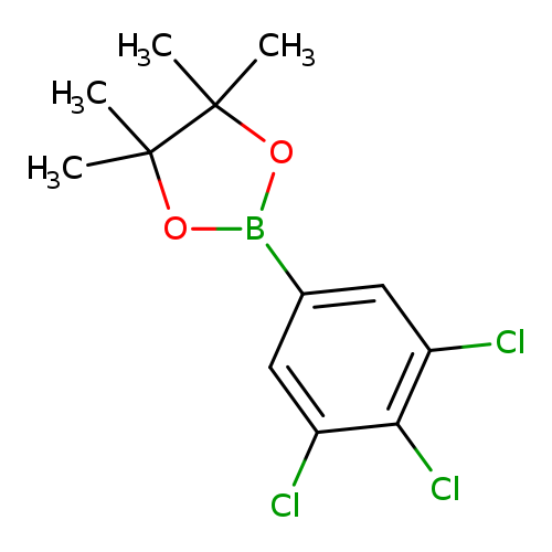 CC1(C)OB(OC1(C)C)c1cc(Cl)c(c(c1)Cl)Cl