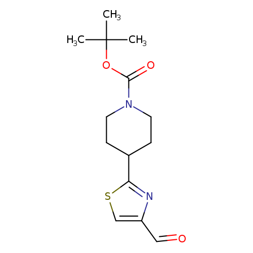 O=Cc1csc(n1)C1CCN(CC1)C(=O)OC(C)(C)C