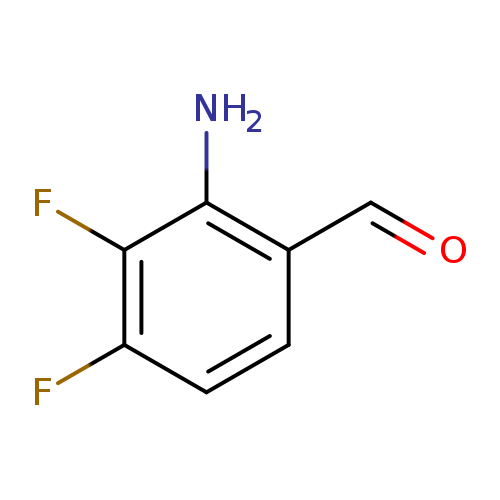 O=Cc1ccc(c(c1N)F)F