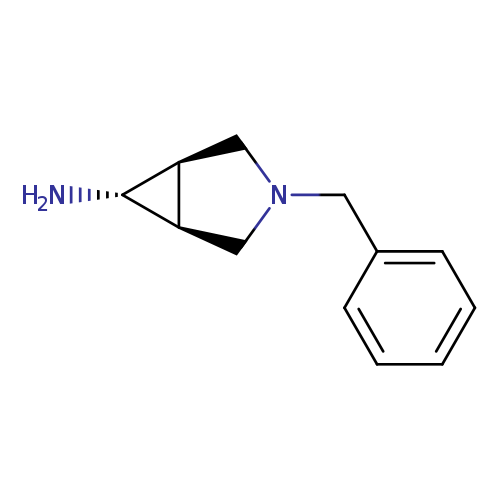 N[C@@H]1[C@@H]2[C@H]1CN(C2)Cc1ccccc1
