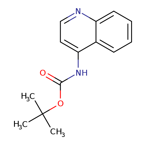 O=C(OC(C)(C)C)Nc1ccnc2c1cccc2
