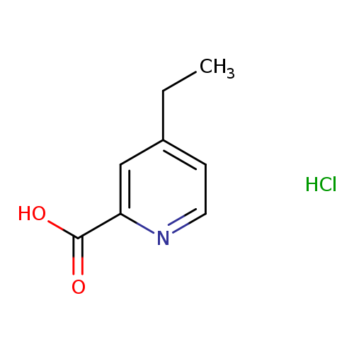 CCc1ccnc(c1)C(=O)O.Cl