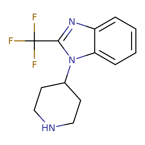 FC(c1nc2c(n1C1CCNCC1)cccc2)(F)F