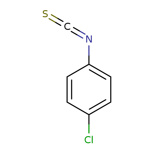 S=C=Nc1ccc(cc1)Cl