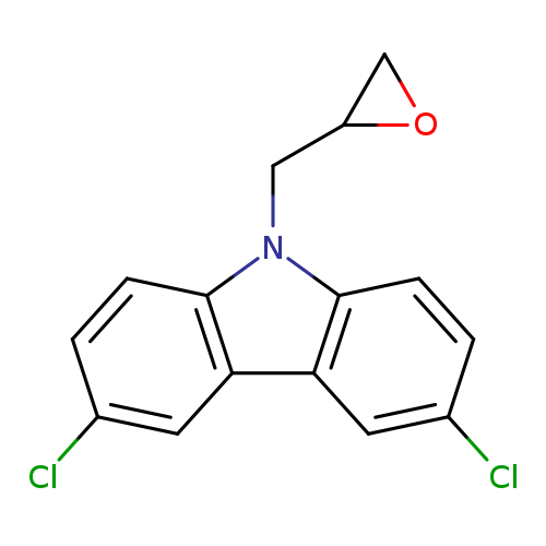 Clc1ccc2c(c1)c1cc(Cl)ccc1n2CC1CO1