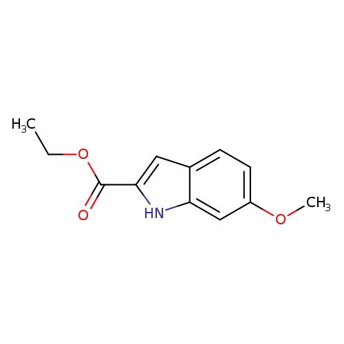 CCOC(=O)c1cc2c([nH]1)cc(cc2)OC