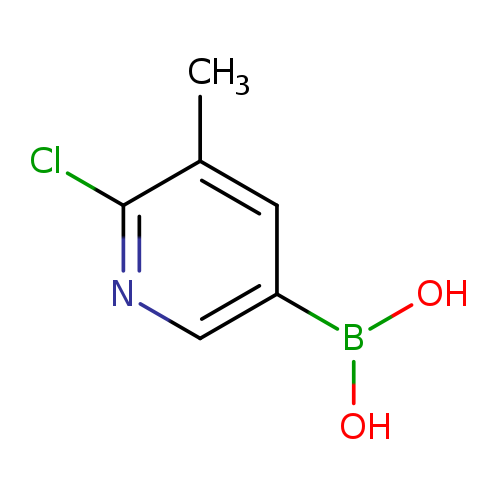 OB(c1cnc(c(c1)C)Cl)O