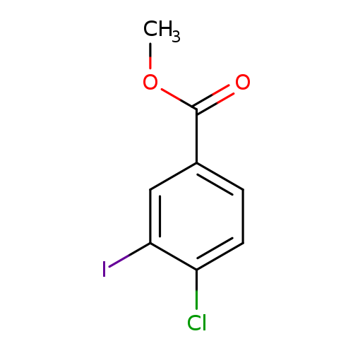 COC(=O)c1ccc(c(c1)I)Cl