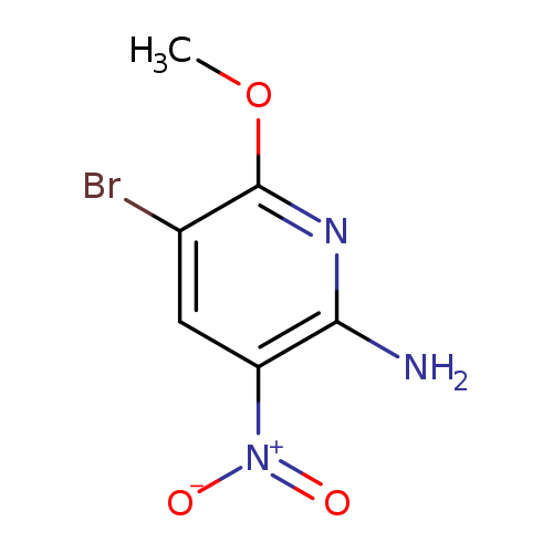 COc1nc(N)c(cc1Br)[N+](=O)[O-]