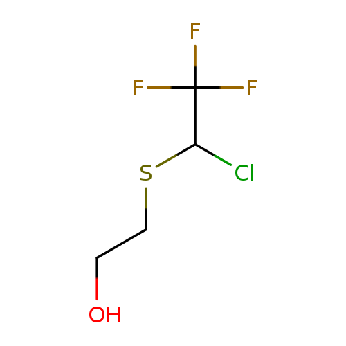 OCCSC(C(F)(F)F)Cl