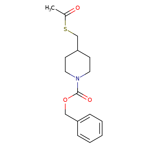 O=C(N1CCC(CC1)CSC(=O)C)OCc1ccccc1