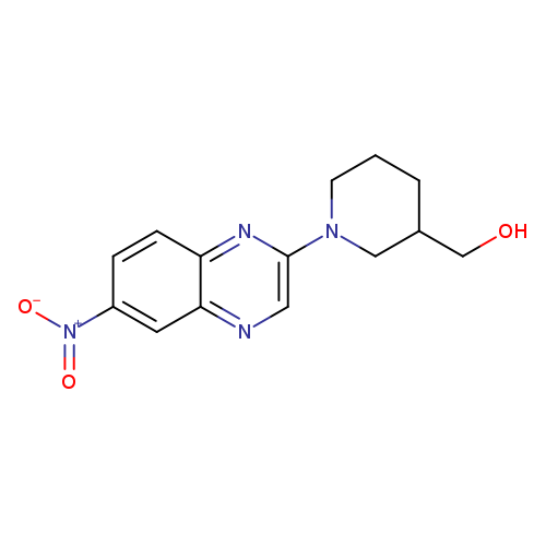 OCC1CCCN(C1)c1cnc2c(n1)ccc(c2)[N+](=O)[O-]