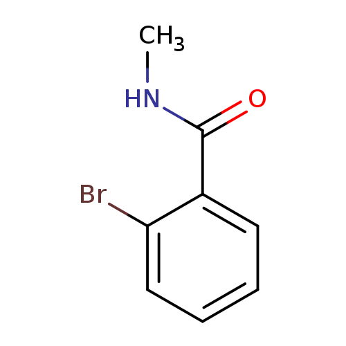 CNC(=O)c1ccccc1Br