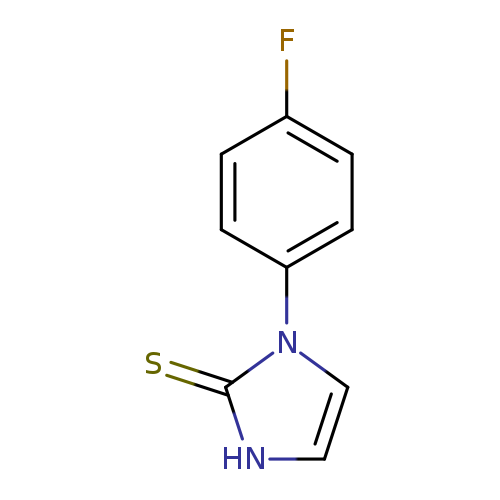 Fc1ccc(cc1)n1cc[nH]c1=S