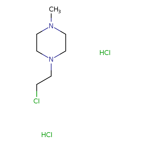 ClCCN1CCN(CC1)C.Cl.Cl