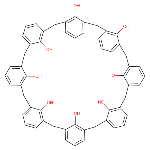 Oc1c2cccc1Cc1cccc(c1O)Cc1cccc(c1O)Cc1cccc(c1O)Cc1c(c(Cc3c(c(Cc4c(c(Cc5c(c(C2)ccc5)O)ccc4)O)ccc3)O)ccc1)O