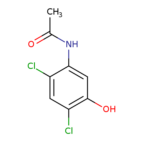 CC(=O)Nc1cc(O)c(cc1Cl)Cl
