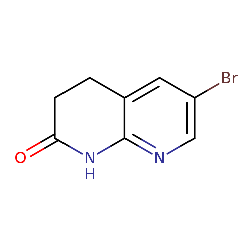 O=C1CCc2c(N1)ncc(c2)Br