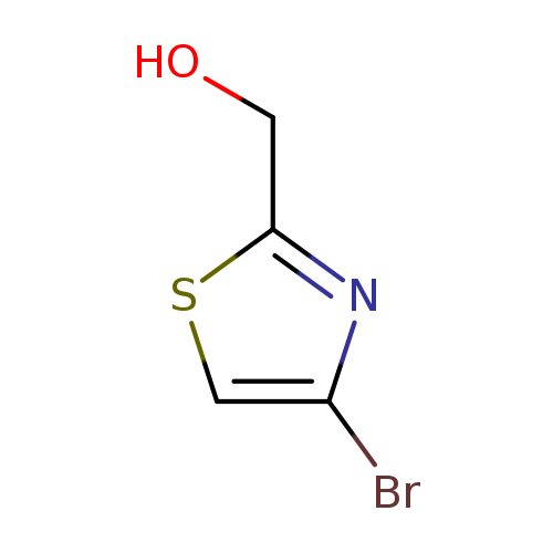 OCc1nc(cs1)Br