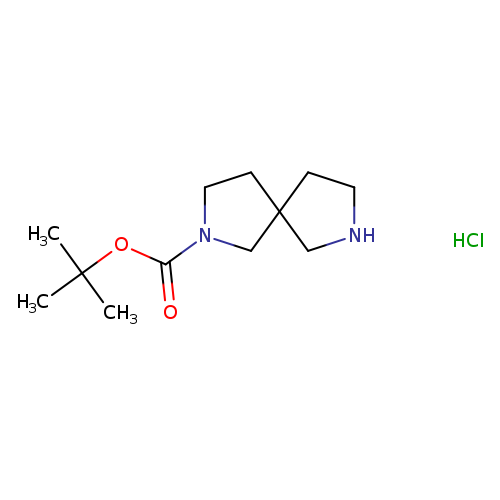 O=C(N1CCC2(C1)CNCC2)OC(C)(C)C.Cl