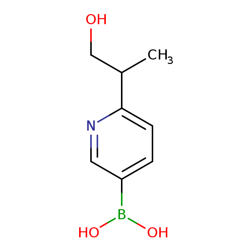 OCC(c1ccc(cn1)B(O)O)C