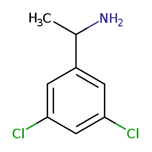 CC(c1cc(Cl)cc(c1)Cl)N