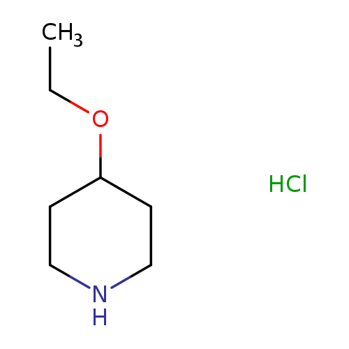 CCOC1CCNCC1.Cl