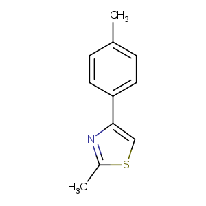 Cc1ccc(cc1)c1csc(n1)C