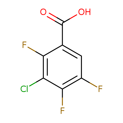 OC(=O)c1cc(F)c(c(c1F)Cl)F