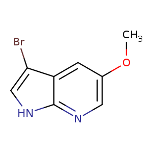 COc1cc2c(Br)c[nH]c2nc1