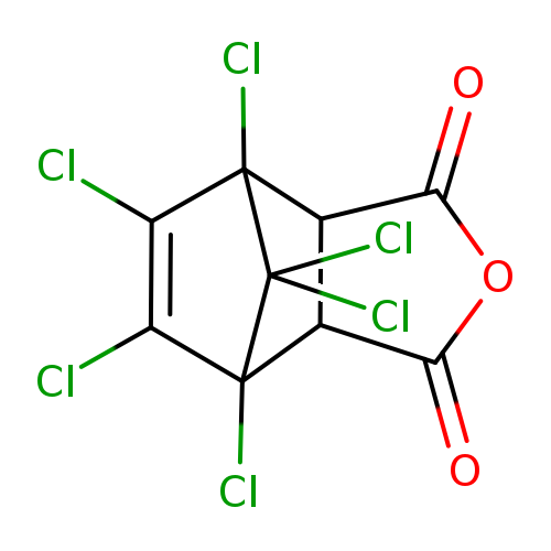 O=C1OC(=O)C2C1C1(Cl)C(=C(C2(C1(Cl)Cl)Cl)Cl)Cl