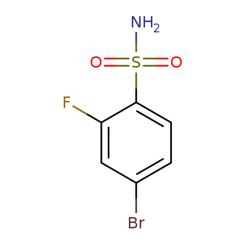 Brc1ccc(c(c1)F)S(=O)(=O)N