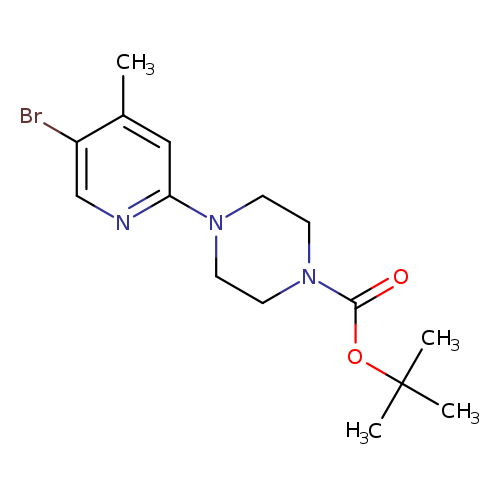 O=C(N1CCN(CC1)c1ncc(c(c1)C)Br)OC(C)(C)C