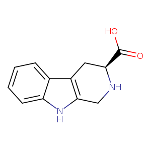 OC(=O)[C@H]1NCc2c(C1)c1ccccc1[nH]2