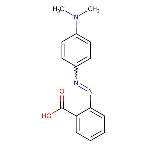 CN(c1ccc(cc1)N=Nc1ccccc1C(=O)O)C