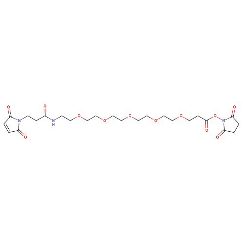 O=C(CCN1C(=O)C=CC1=O)NCCOCCOCCOCCOCCOCCC(=O)ON1C(=O)CCC1=O