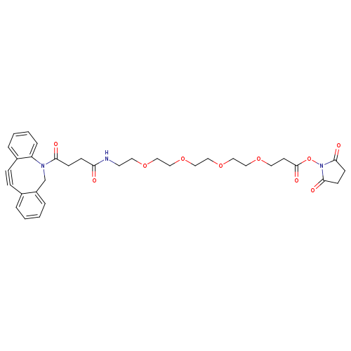 O=C(CCC(=O)N1Cc2ccccc2C#Cc2c1cccc2)NCCOCCOCCOCCOCCC(=O)ON1C(=O)CCC1=O