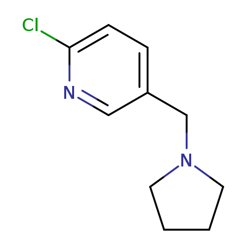 Clc1ccc(cn1)CN1CCCC1