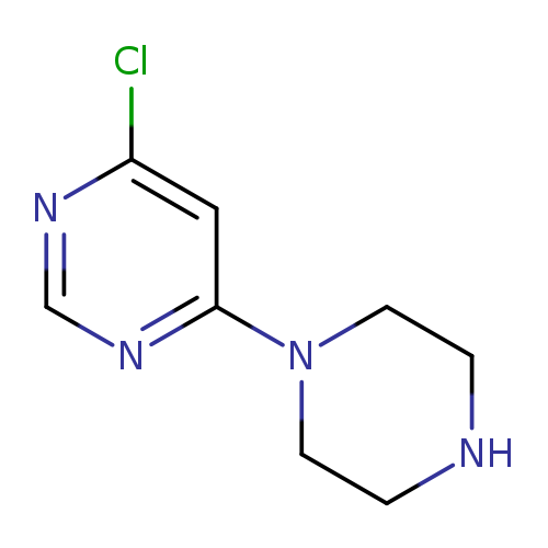 Clc1ncnc(c1)N1CCNCC1