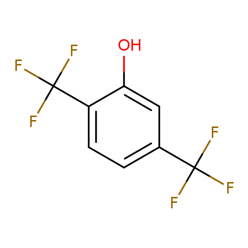 Oc1cc(ccc1C(F)(F)F)C(F)(F)F