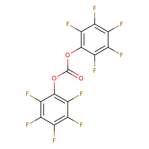 O=C(Oc1c(F)c(F)c(c(c1F)F)F)Oc1c(F)c(F)c(c(c1F)F)F