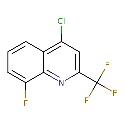 Fc1cccc2c1nc(cc2Cl)C(F)(F)F
