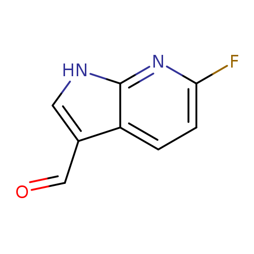O=Cc1c[nH]c2c1ccc(n2)F