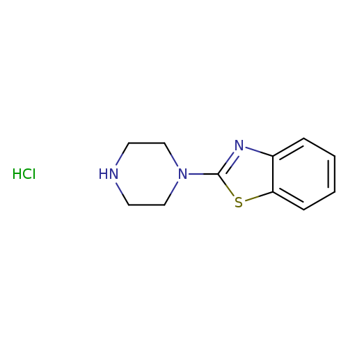 N1CCN(CC1)c1nc2c(s1)cccc2.Cl