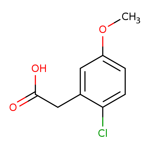 COc1ccc(c(c1)CC(=O)O)Cl